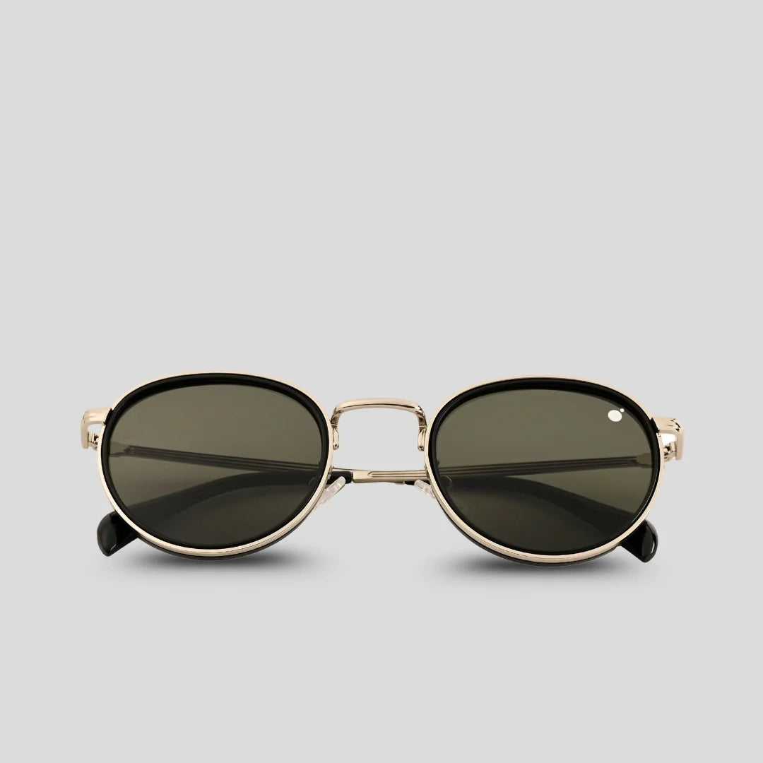 MOONX GALAXY S15 – UV400 Round Metal Luxury Sunglasses (Unisex)