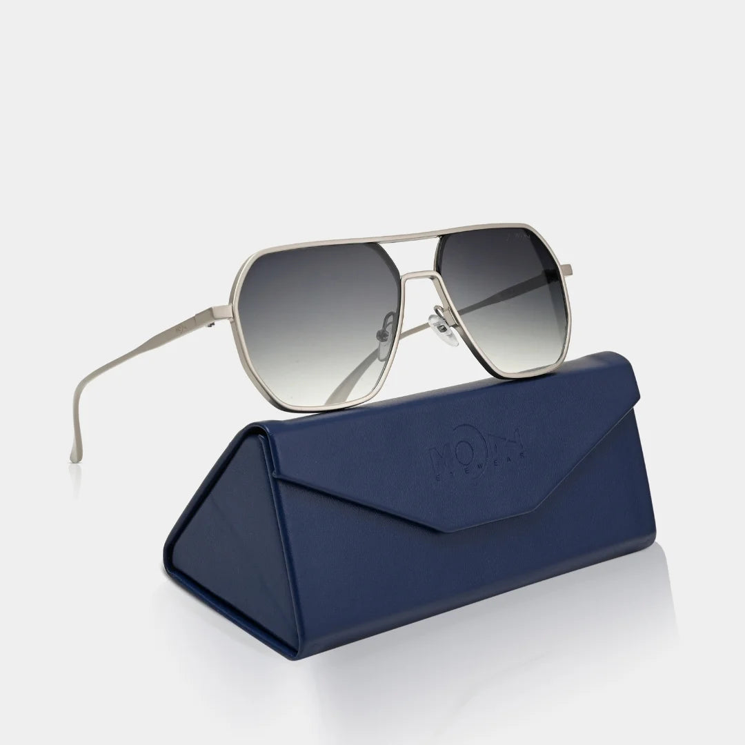 MOONX THYONE S4 – UV400 Aviator Metal Frame Sunglasses (Unisex, Trending)