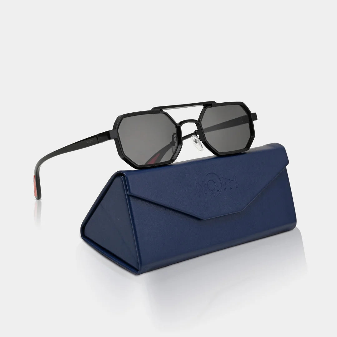 MOONX CLASSIC EDGE S1 – UV400 Modern Shape Sunglasses (Unisex)