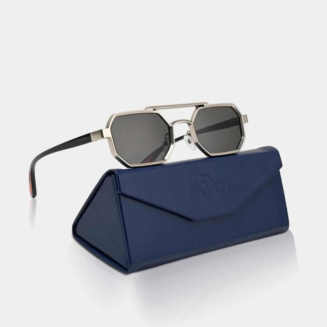 MOONX CLASSIC EDGE S3 – UV400 Modern Shape Sunglasses (Unisex)