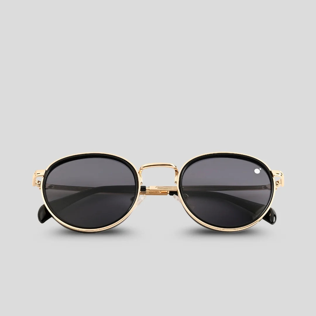 MOONX GALAXY S3– UV400 Round Luxury Metal Sunglasses (Unisex)