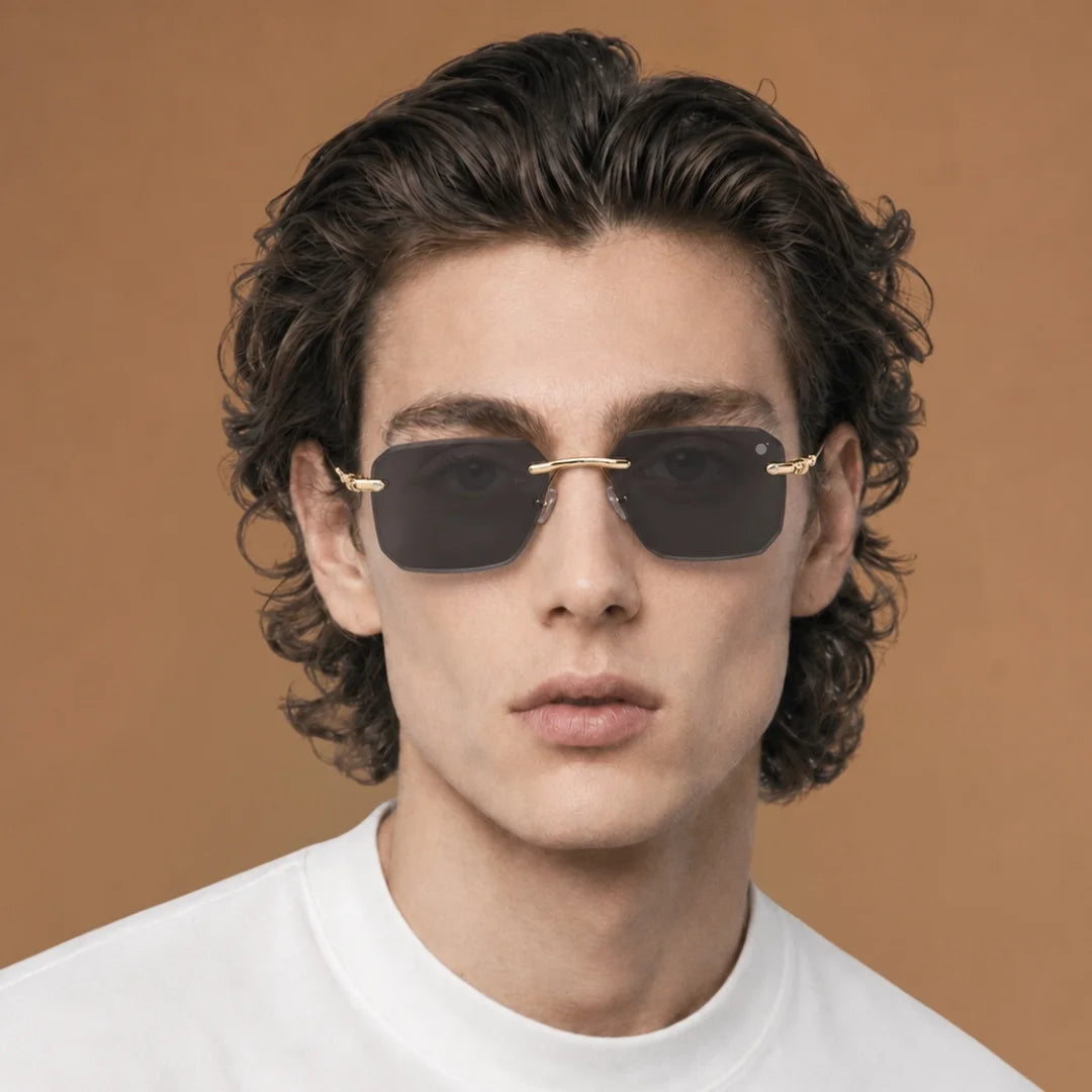 MOONX CYLLENE – UV400 Rectangular Sunglasses (Unisex)