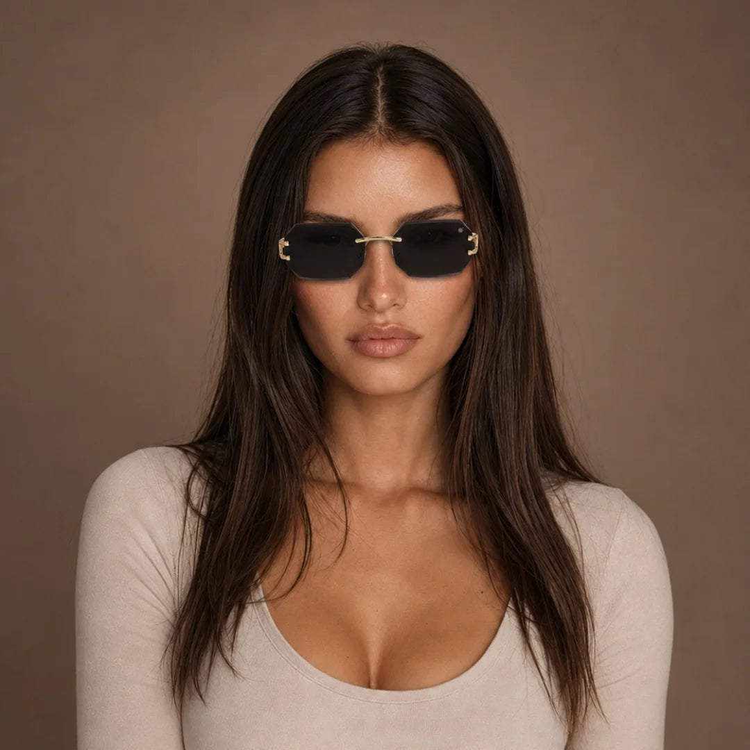 MOONX EUROPA S1 – UV400 Rimless Inspired-Design Sunglasses (Unisex)