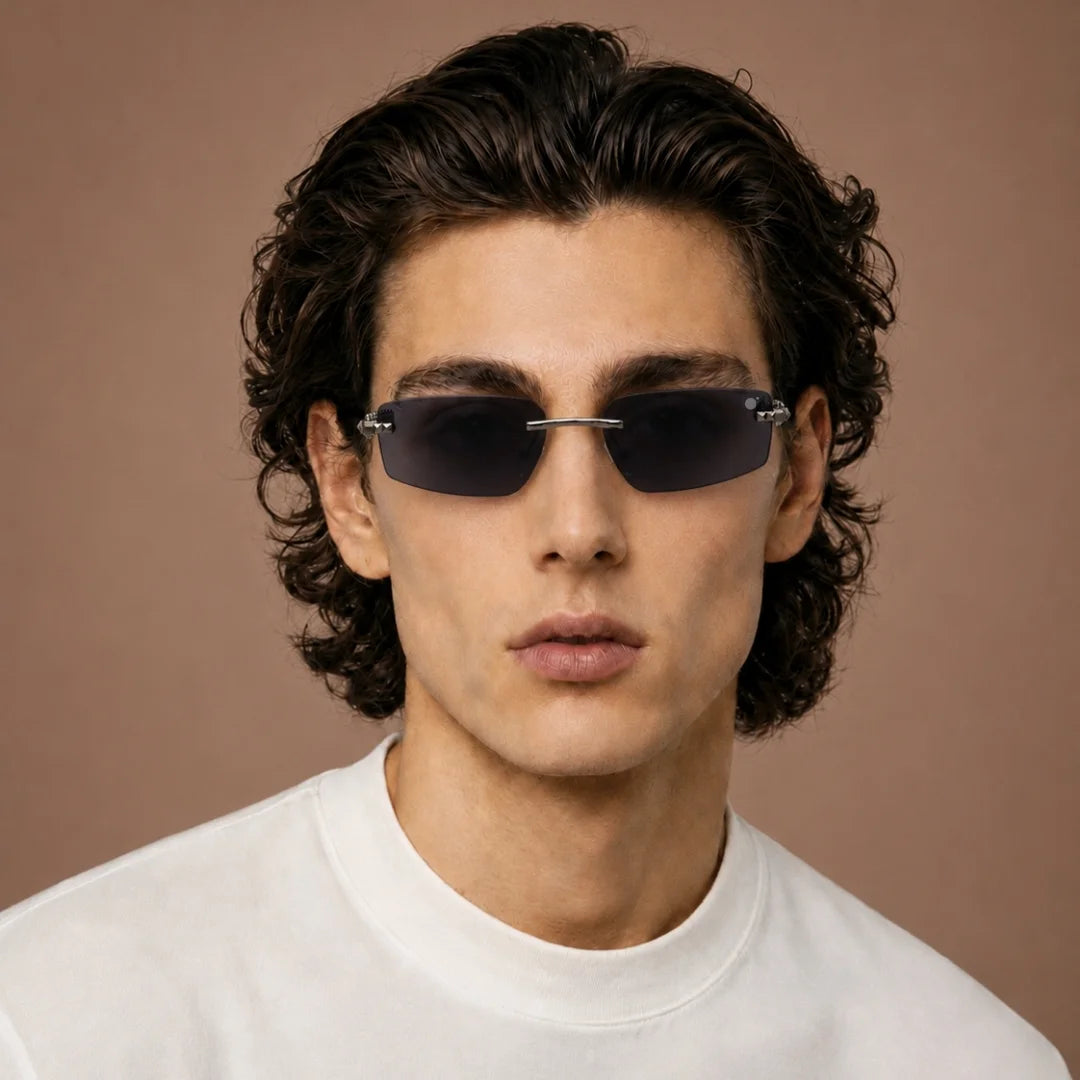 MOONX EXPLORER – Rimless Luxury Designer Sunglasses