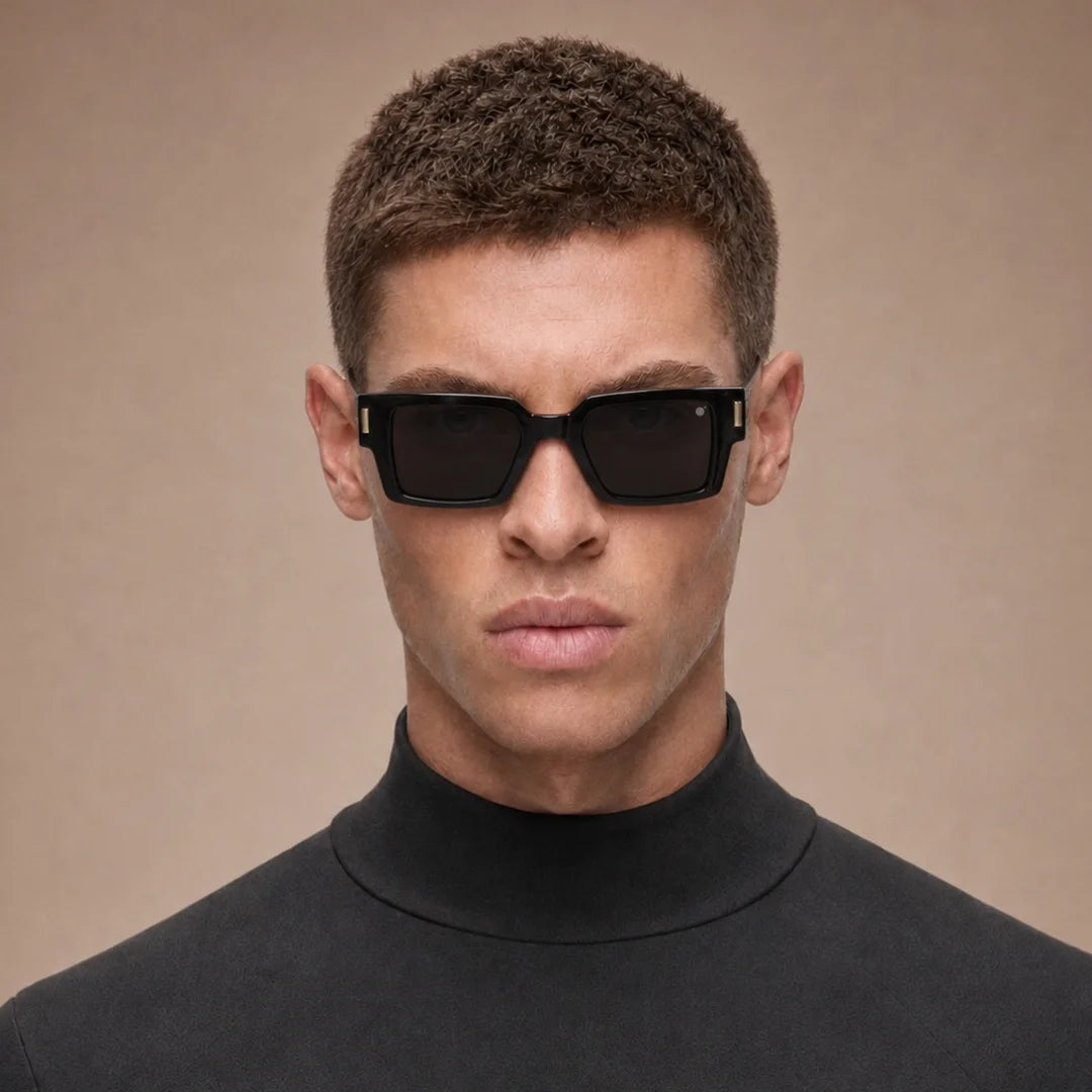 MOONX GEMINI – UV400 Premium Luxury Rectangular Sunglasses (Unisex)