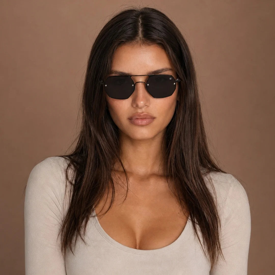MOONX GEOMETRY – UV400 Geometric Shape Sunglasses (Unisex)