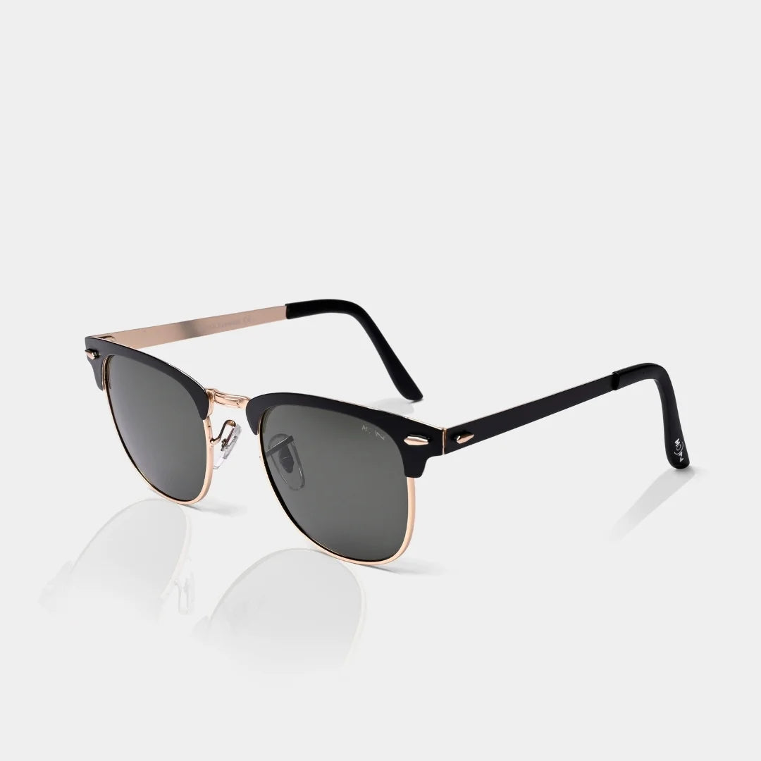MOONX CLASSIC CLUB S2 – Polarised Clubmaster Sunglasses (Unisex)