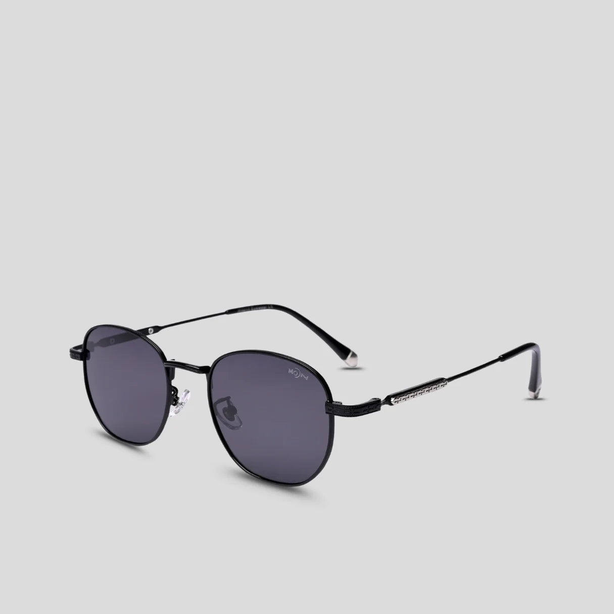 MOONX CLASSIC STREAK – Polarised Round Metal Frame Sunglasses (Unisex)