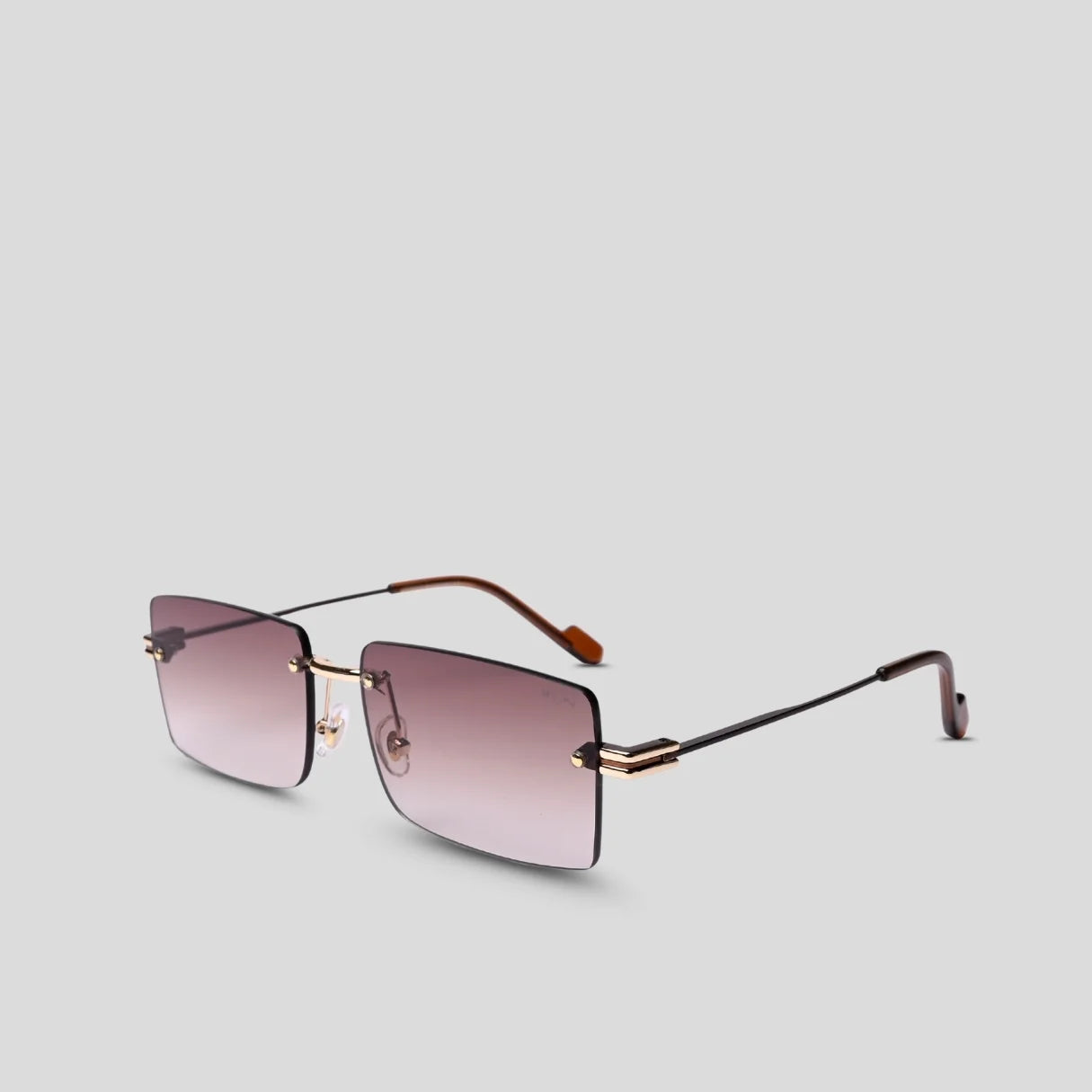 MOONX STARMADE S2 – Polarised Rimless Rectangular Sunglasses (Unisex)