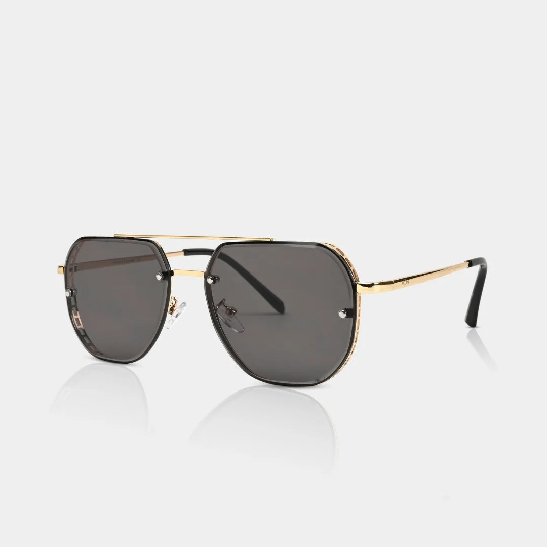 MOONX MAJOR S2 – UV400 Aviator Metal Frame Sunglasses (Unisex)