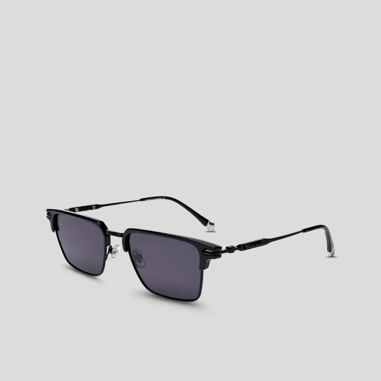 MOONX CLUB – Polarised Rectangular Metal Sunglasses (Unisex)