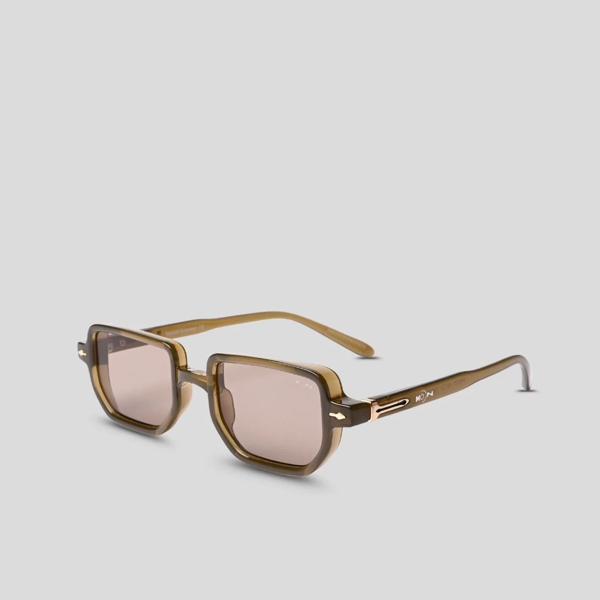 MOONX PHOENIX S6 – Transparent Rectangular Sunglasses (Unisex)