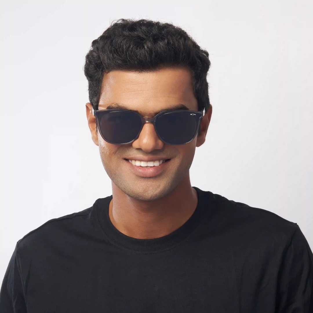 MOONX NEREID S1 – UV400 Cat‑Eye Metal Sunglasses (Unisex)