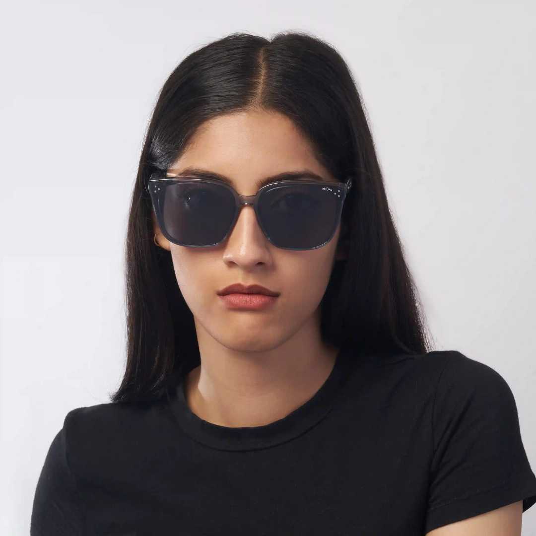 MOONX RISE S2 – UV400 Rectangular Metal Frame Sunglasses (Unisex)