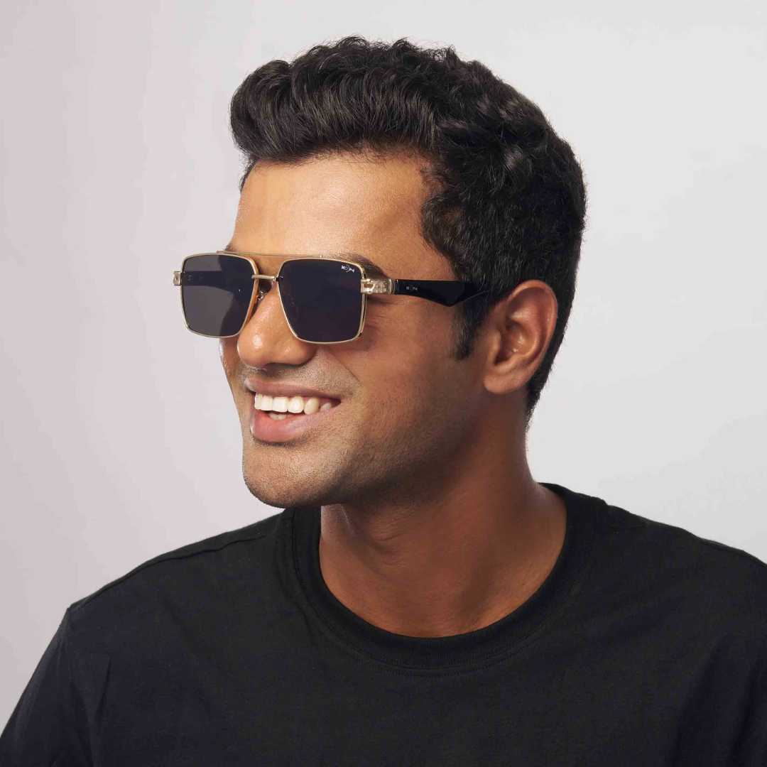MOONX LAPETUS S2 – Polarised Metal Rectangular Sunglasses (Unisex)