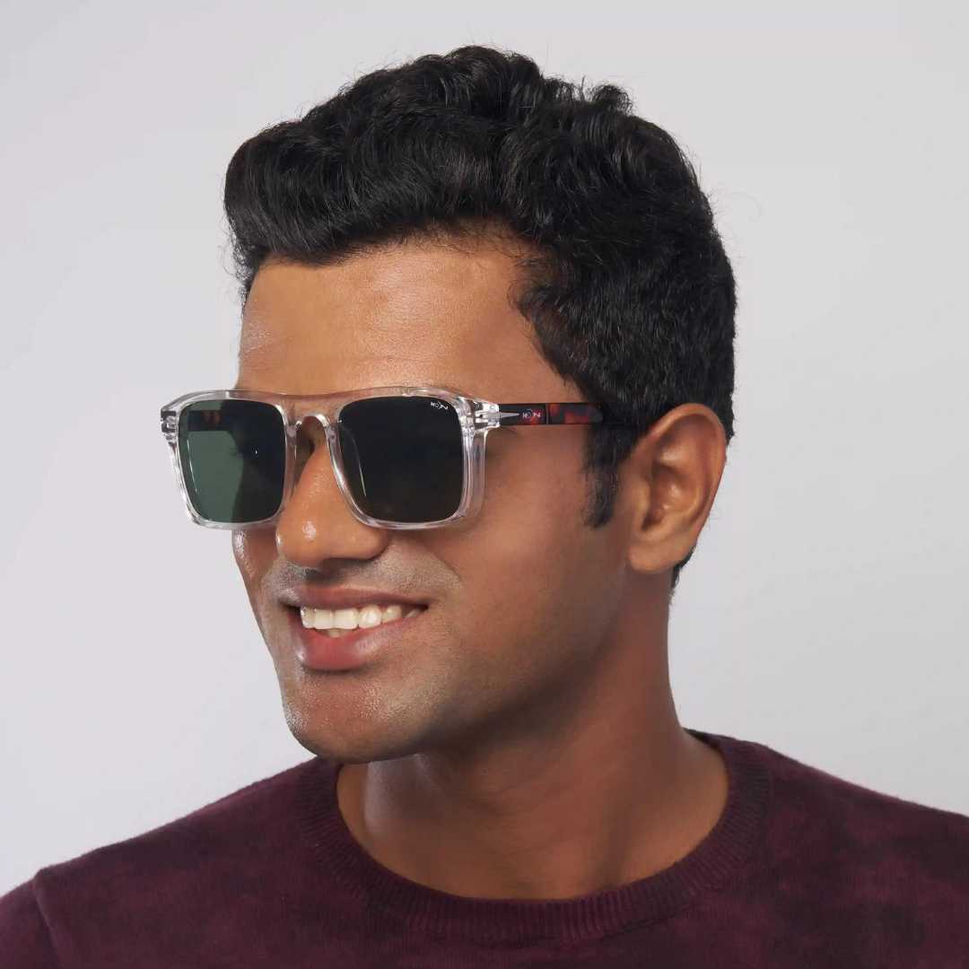 MOONX CRISIUM S3 (Exclusive) – UV400 Trending Rectangular Sunglasses (Unisex)