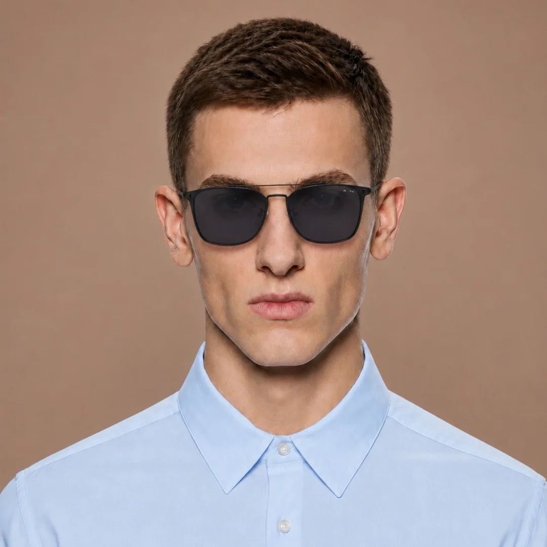 MOONX LAPETUS S1 – Polarised Lightweight Metal frame Sunglasses (Unisex)