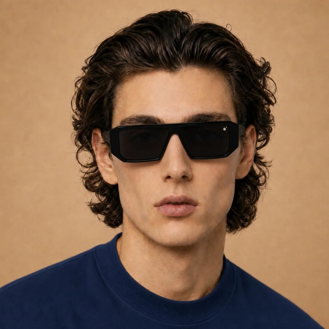 MOONX LUNA - UV400 Premium & Bold Rectangular Frame Sunglasses