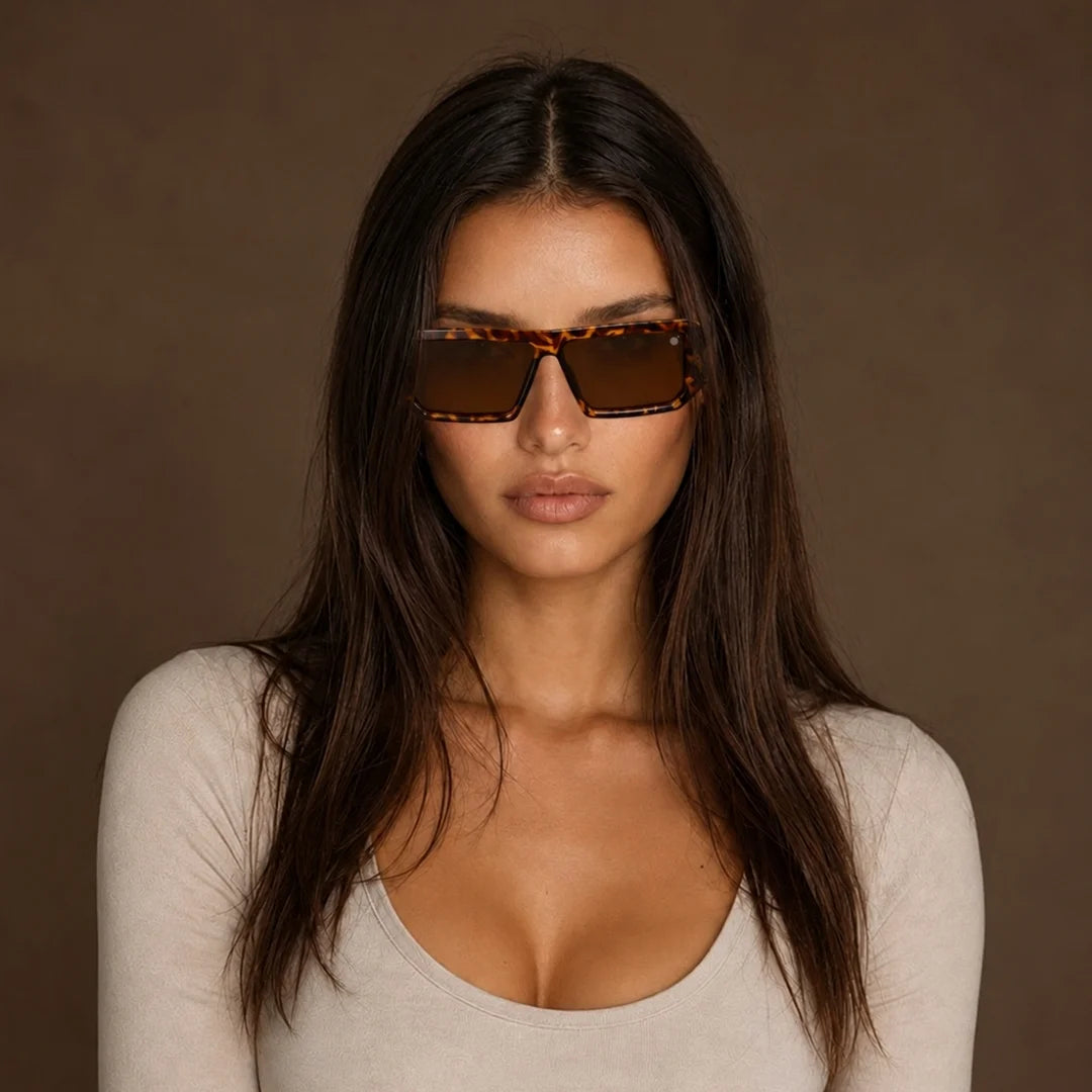 MOONX LUNA S2 - UV400 Premium & Bold Rectangular Frame Sunglasses