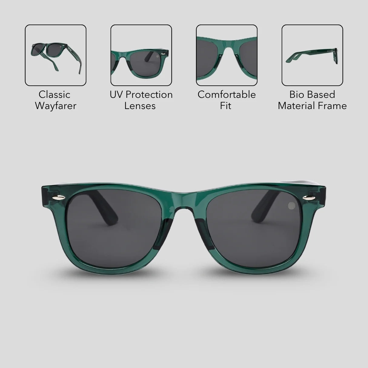MOONX STARSHIP S6 – UV400 Wayfarer Sunglasses (Unisex)