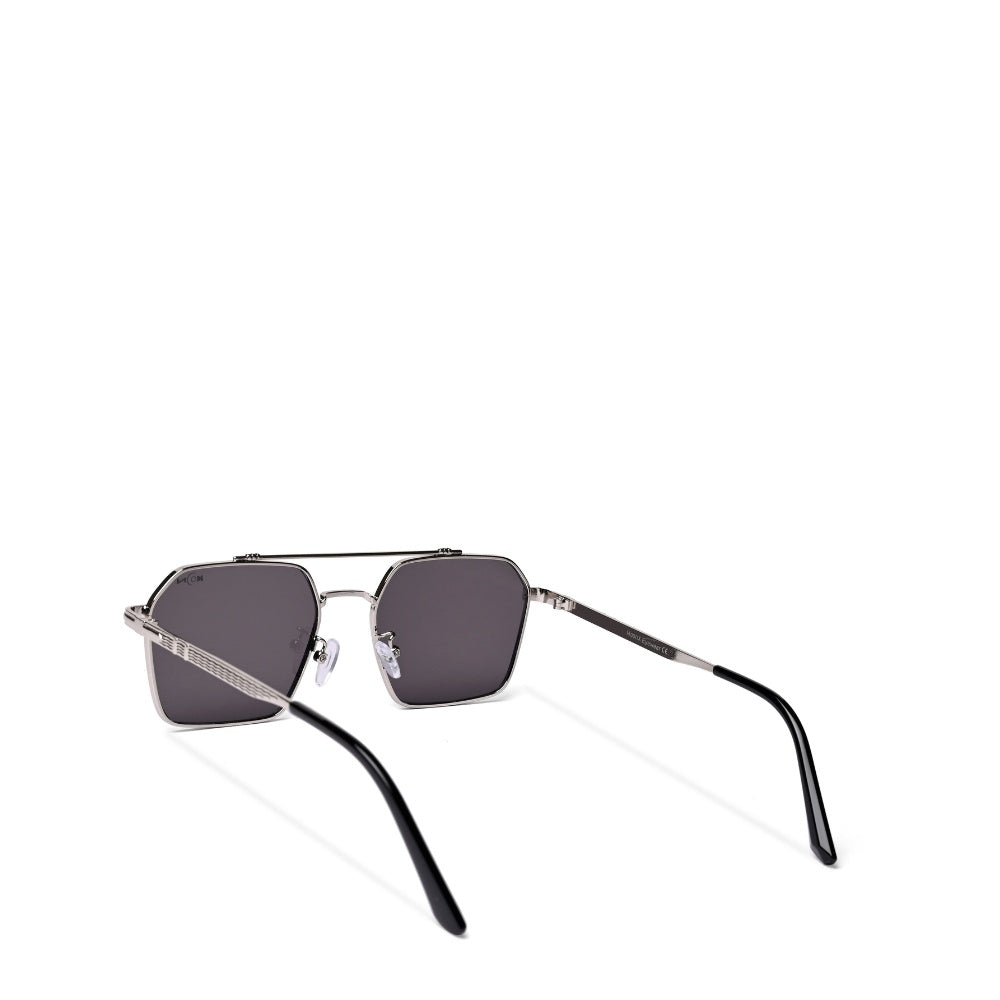 MOONX RISE S2 – UV400 Rectangular Metal Frame Sunglasses (Unisex)