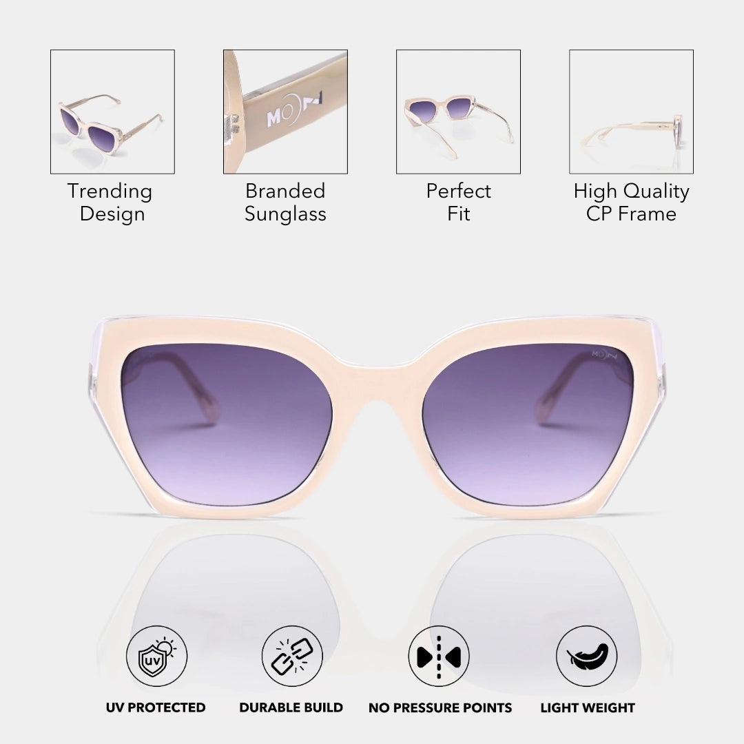 MOONX CYNTHIA S4 – UV400 Oversized Sunglasses (Women)