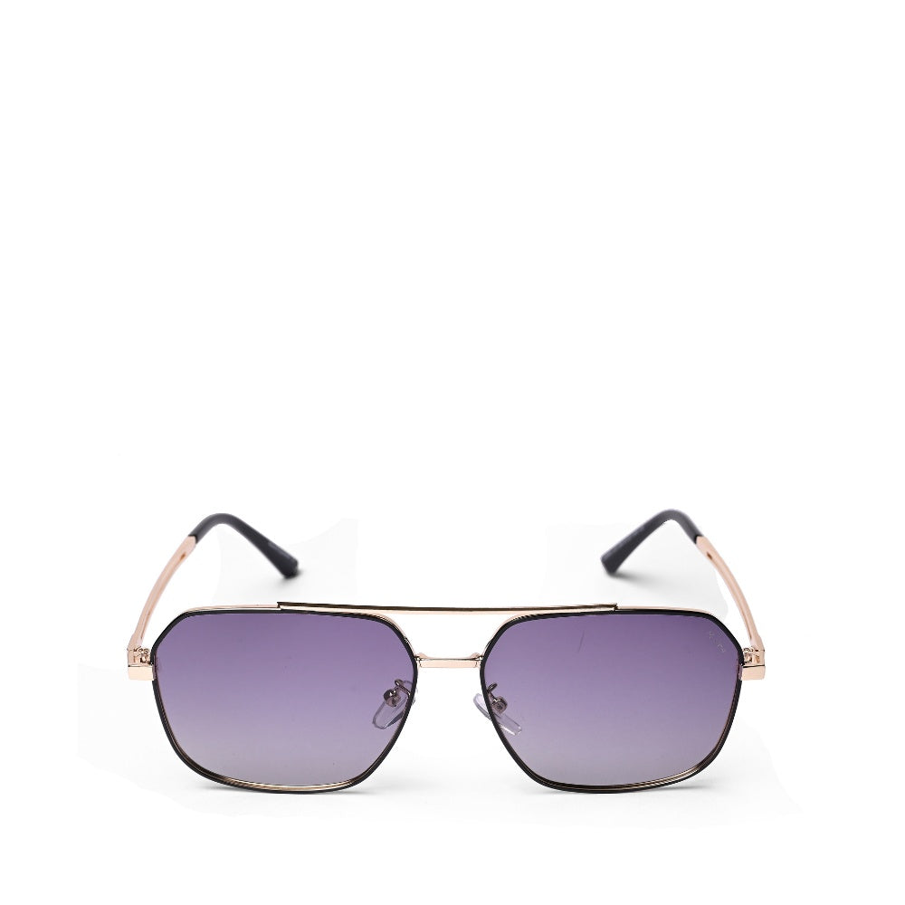 MOONX REFLECTOR S3 – Polarised Square Metal Frame Sunglasses (Unisex)