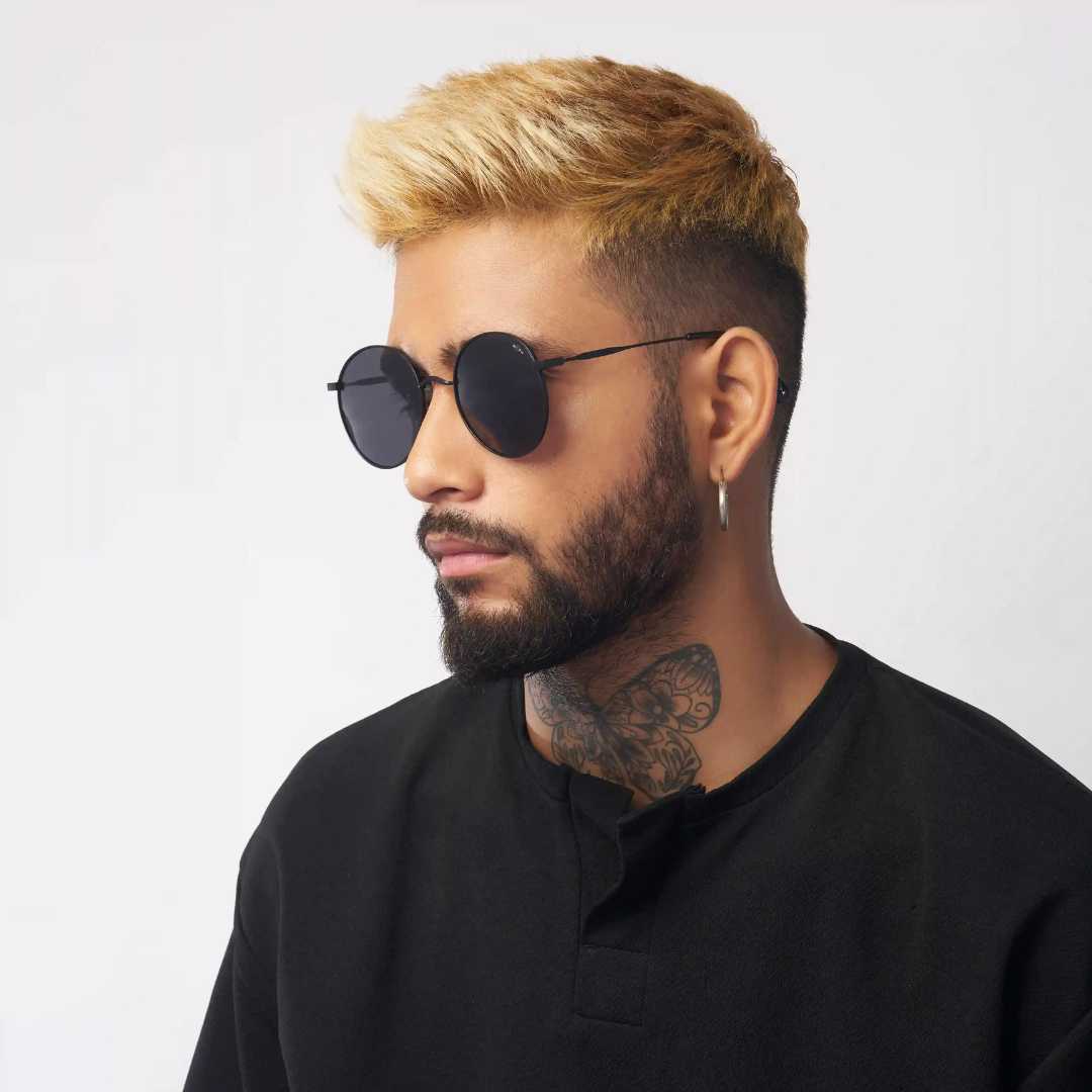 MOONX ROUNDS– Polarised Round Metal Frame Sunglasses (Unisex)