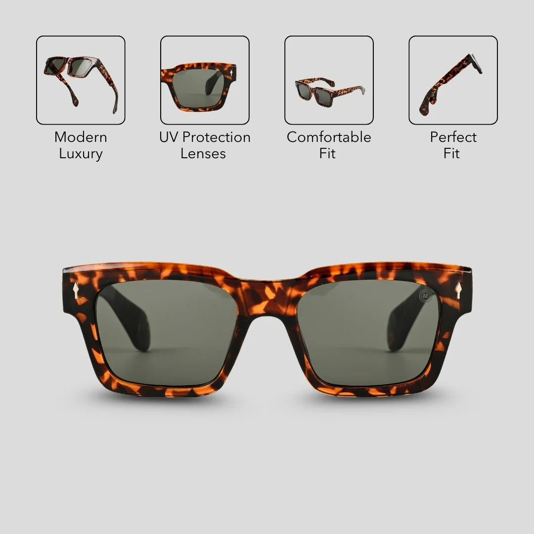 MOONX HYDRA S5 – UV400 Classic Wayfarer Sunglasses (Unisex)