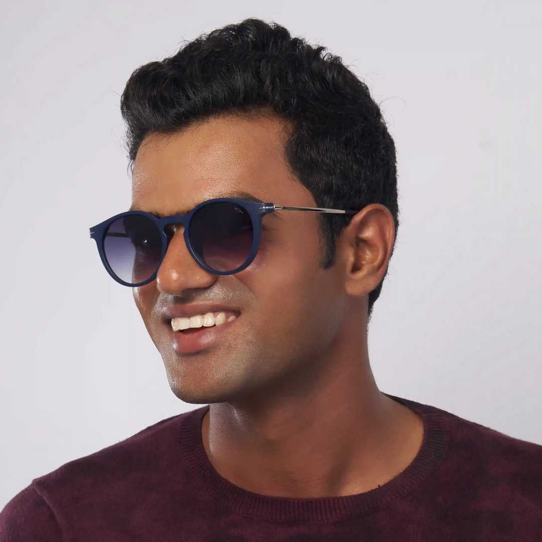 MOONX ORBIT S3 – Polarised Round Metal Frame Sunglasses (Unisex)