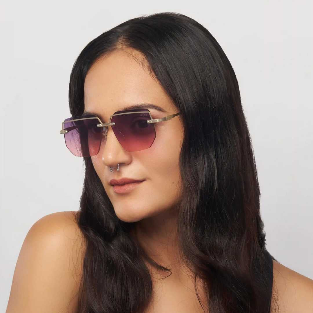 MOONX DEIMOS S4 – Futuristic Metal Frame Sunglasses (Unisex)