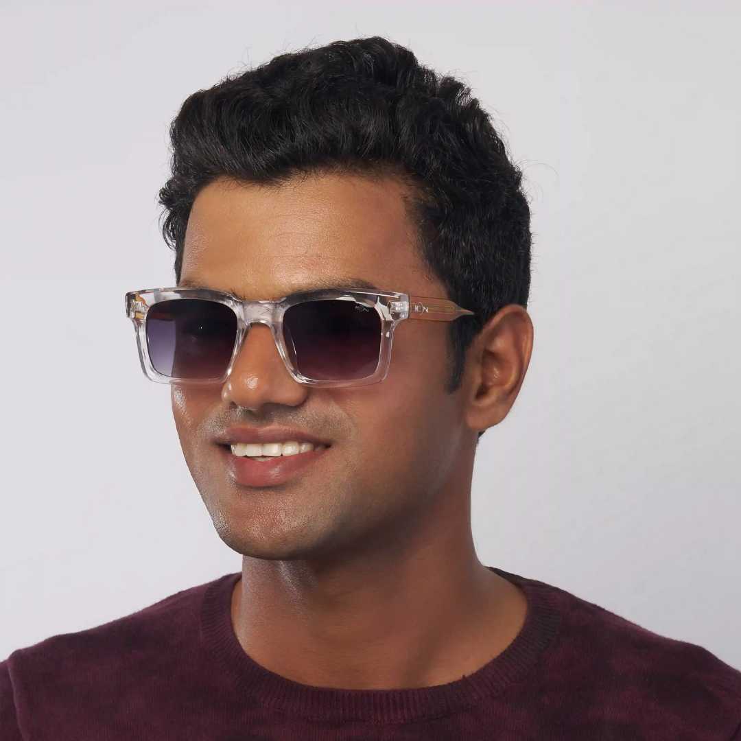 MOONX STELLERS S2 – UV400 Rectangular Sunglasses (Unisex)
