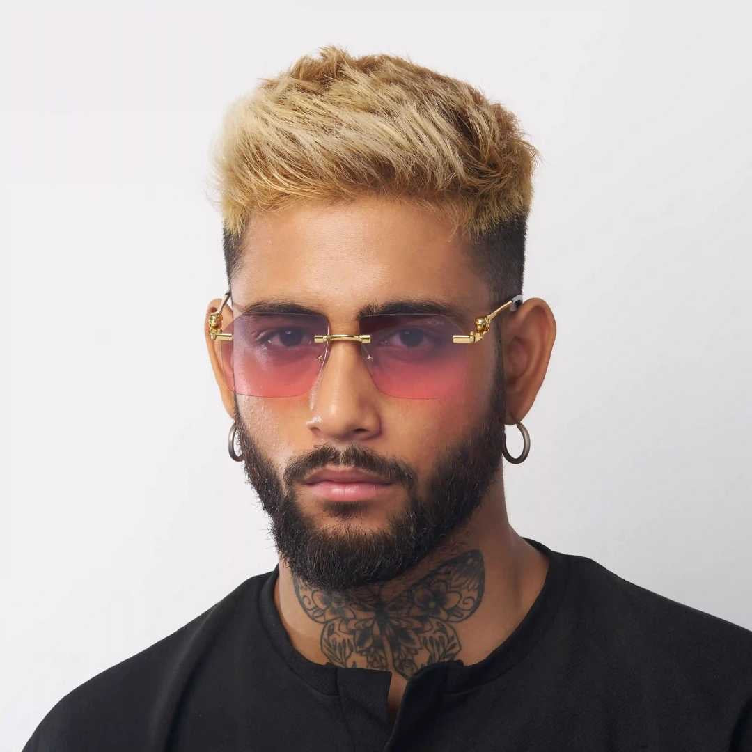 MOONX JAGUAR S3 – Modern Rimless Geometric Sunglasses (Unisex)