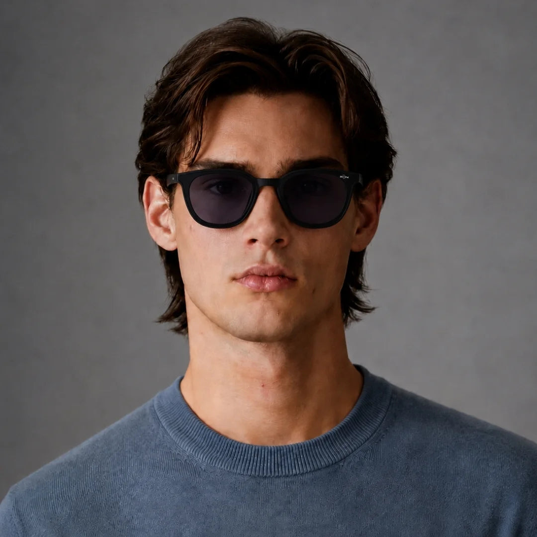 MOONX NEREID S2 – UV400 Cat‑Eye Metal Sunglasses (Unisex)