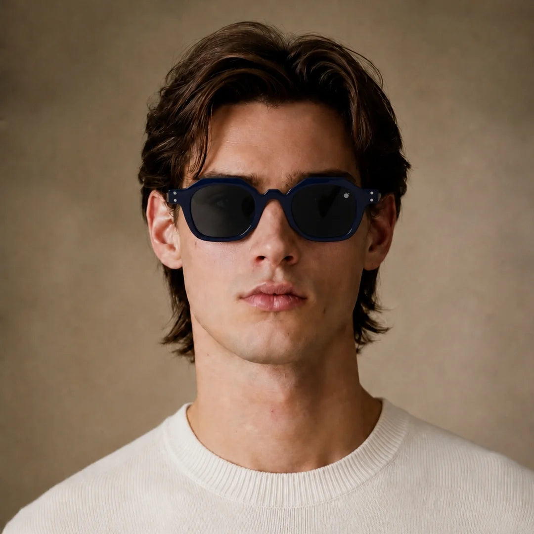 MOONX ORION S3 – UV400 Geometrical Round Sunglasses (Unisex)