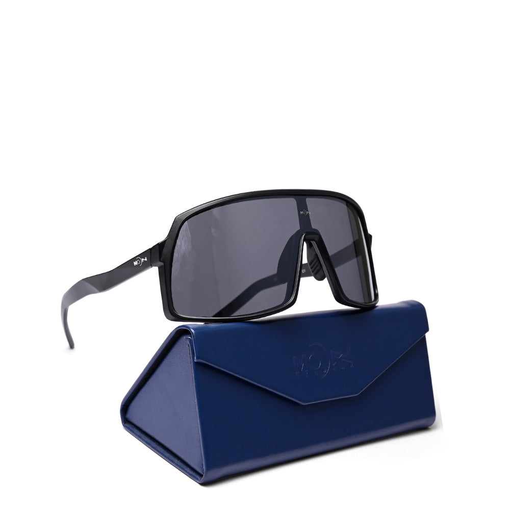 MOONX HERO S1 – UV400 Wrap‑Around Sports Sunglasses (Unisex)