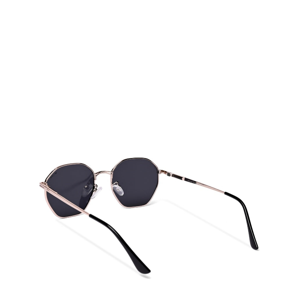 MOONX MIRANDA S2 – UV400 Geometric Round Metal Sunglasses (Unisex)