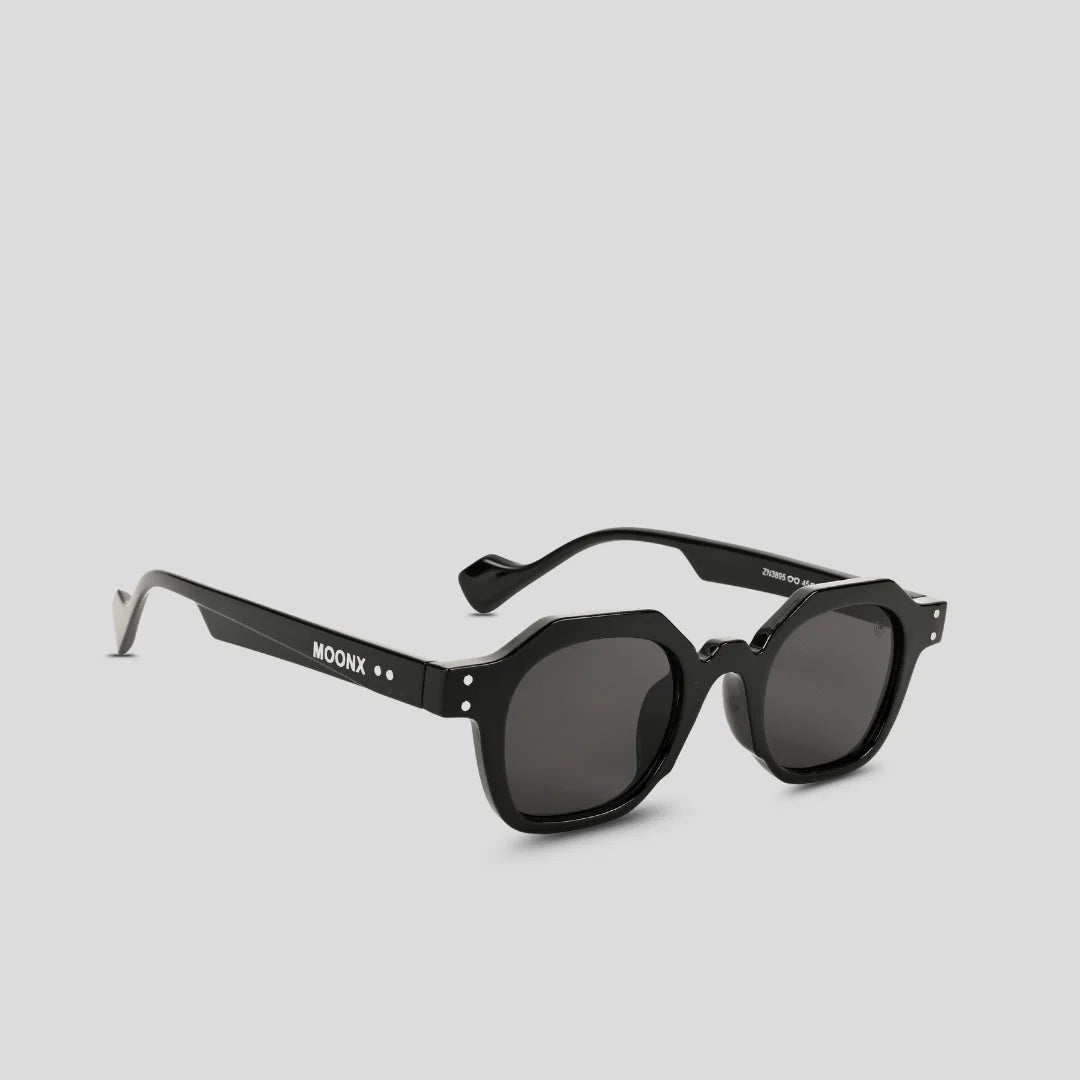 MOONX ORION S1 – UV400 Geometrical Round Sunglasses (Unisex)