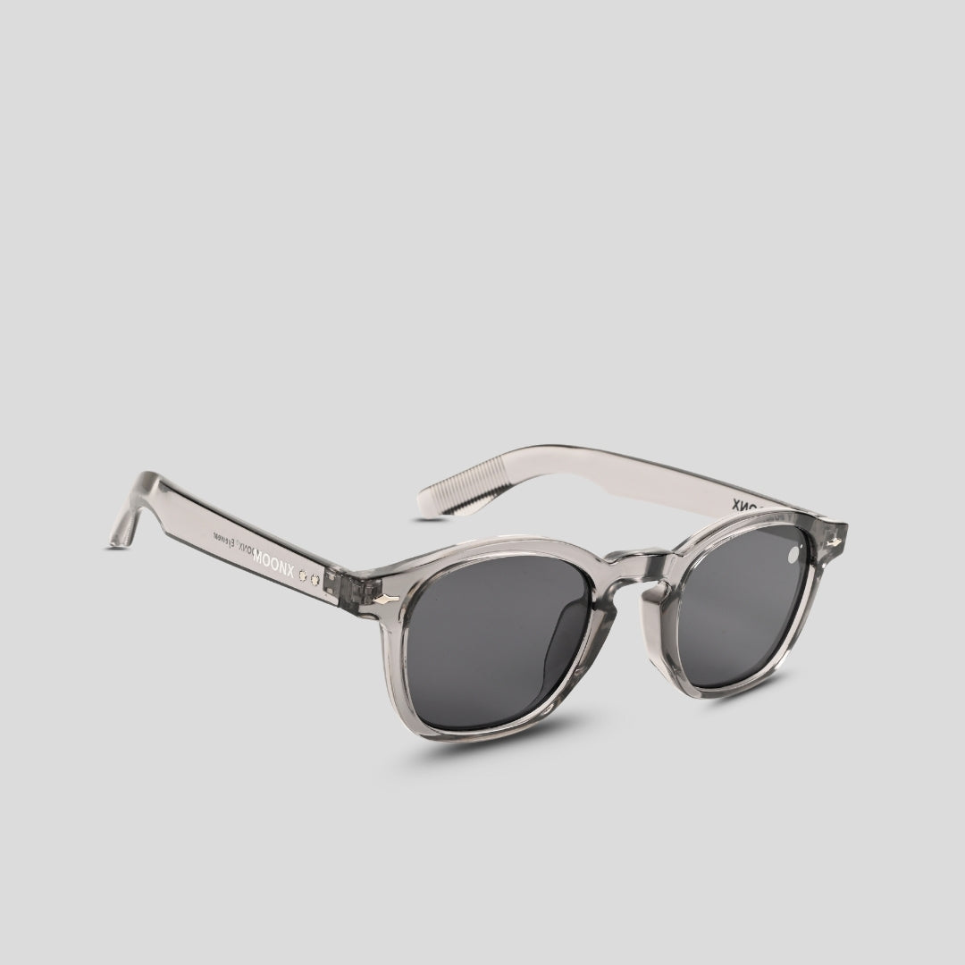 MOONX AERO S2 – UV400 Minimalist Round Sunglasses (Unisex)