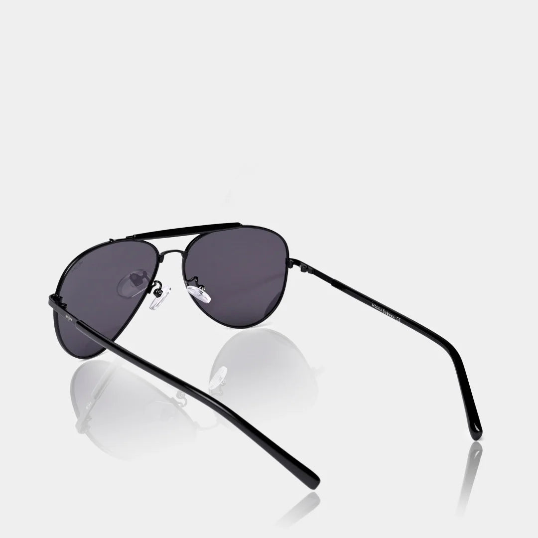MOONX DRACO – Polarised Metal Aviator Sunglasses (Unisex)