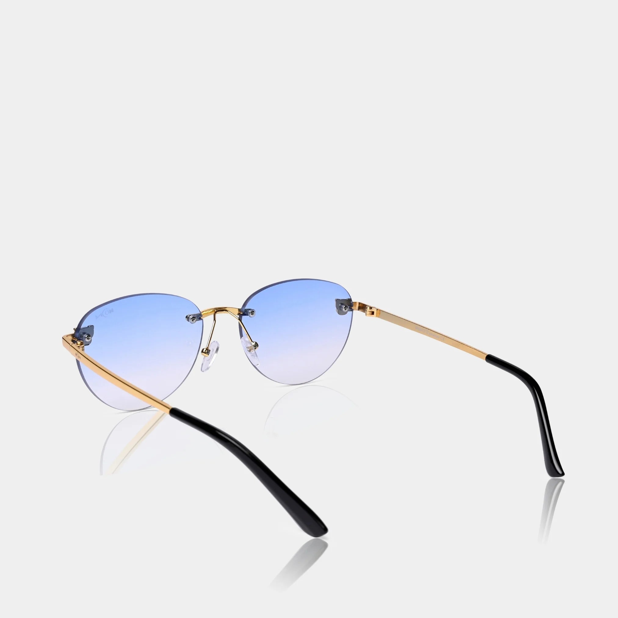 MOONX HIMALIA S3 - UV400 Rimless Oval Sunglasses