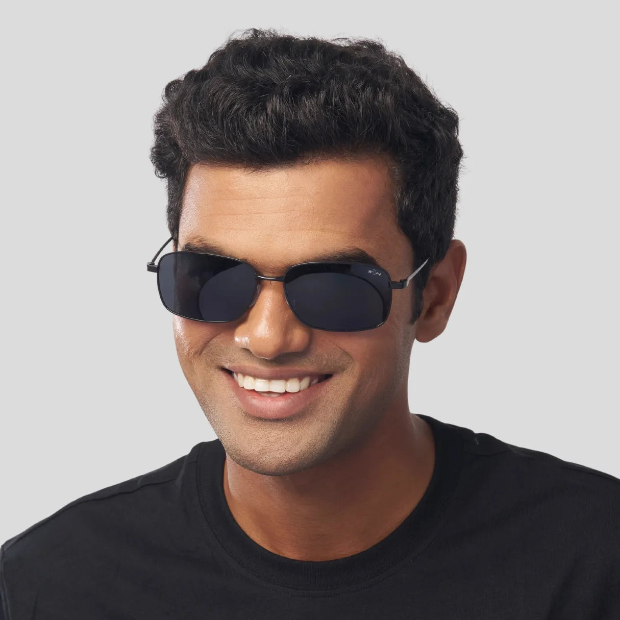 MOONX EXPOSE S1 – Polarised Metal Wrap‑Around Sunglasses (Unisex)