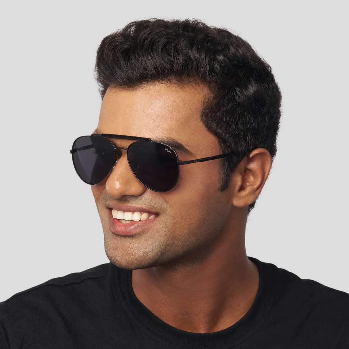 MOONX DRACO – Polarised Metal Aviator Sunglasses (Unisex)