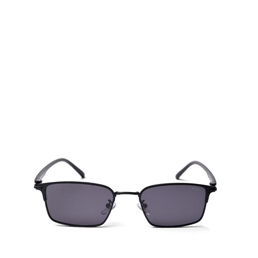 MOONX THEIA S1 – Polarised Rectangular Metal Frame Sunglasses (Unisex)