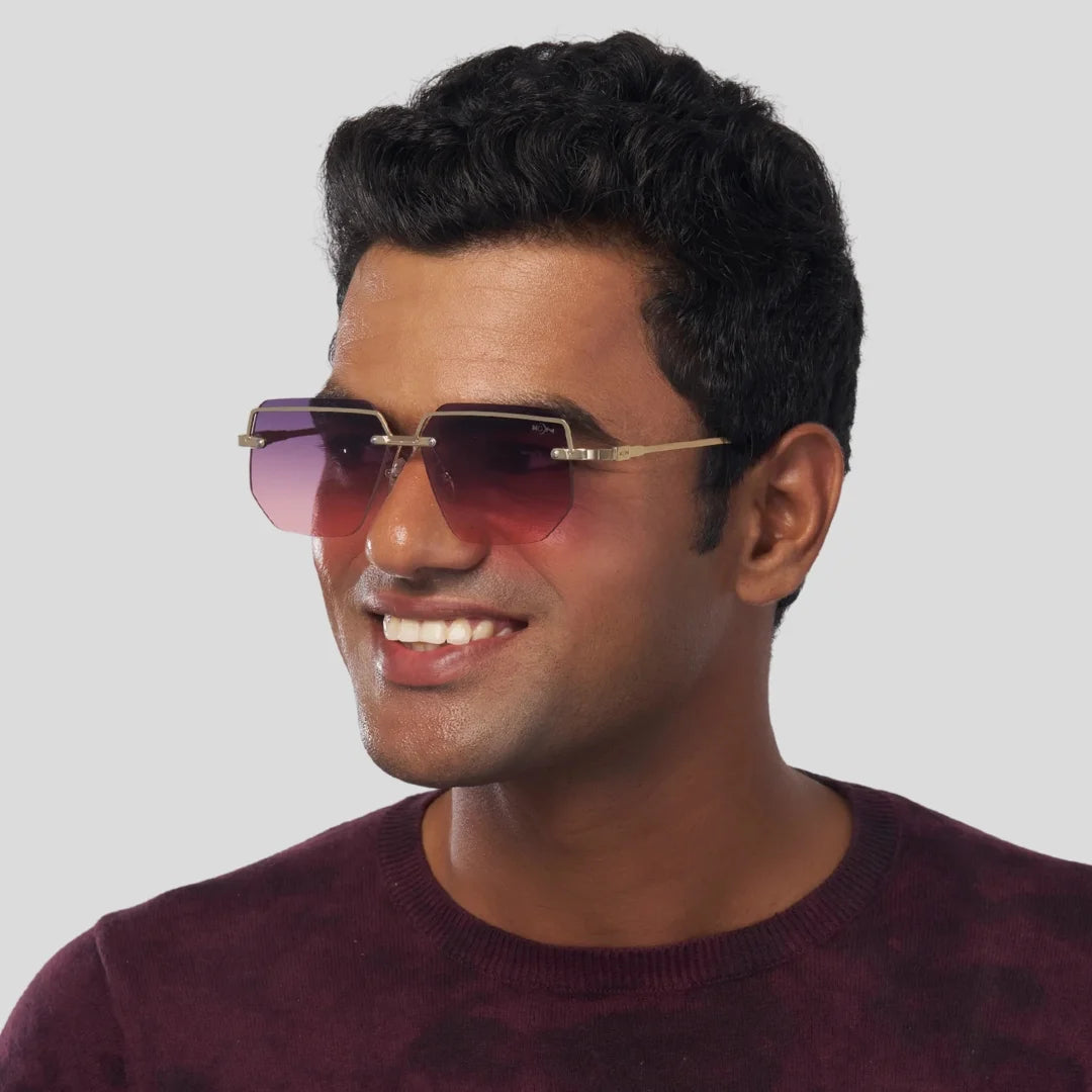 MOONX DEIMOS S4 – Futuristic Metal Frame Sunglasses (Unisex)