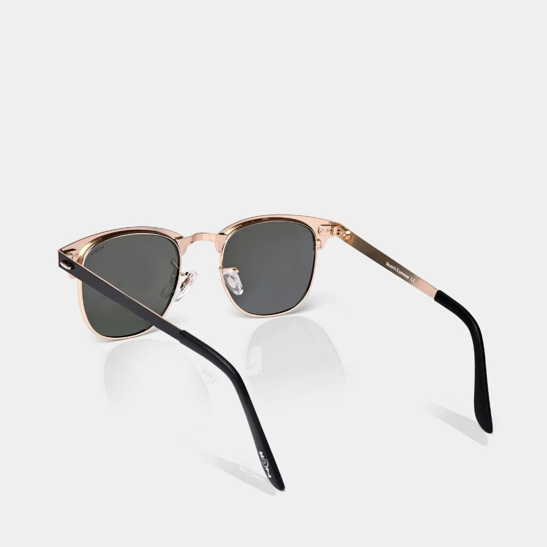 MOONX CLASSIC CLUB S2 – Polarised Clubmaster Sunglasses (Unisex)