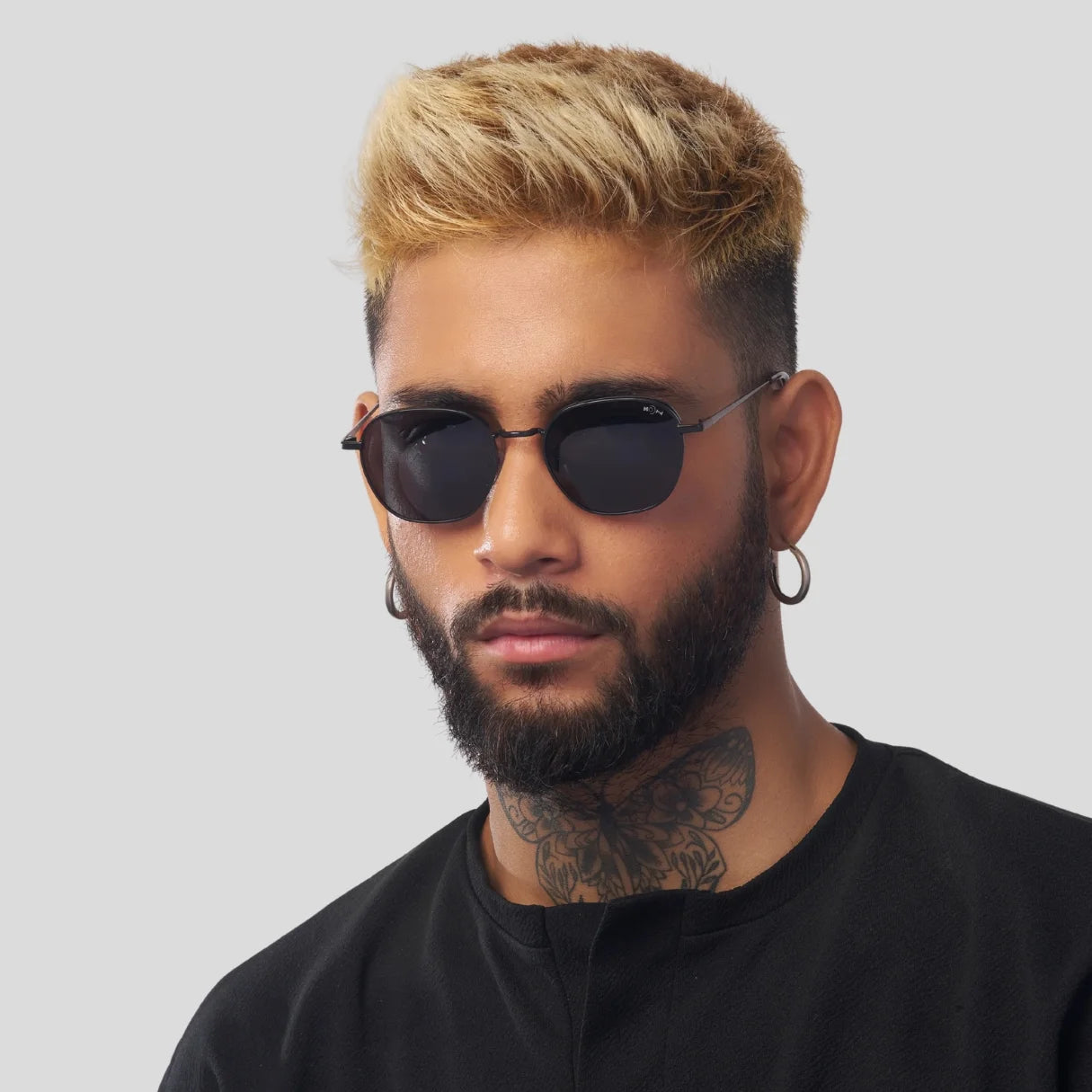 MOONX LYRA S1 – Polarised Round Metal Sunglasses (Unisex)