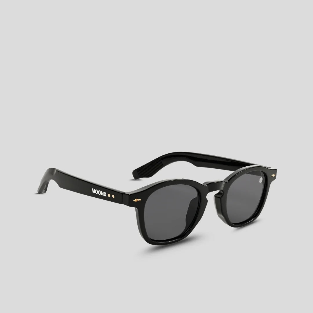 MOONX AERO S1 – UV400 Minimalist Round Sunglasses (Unisex)