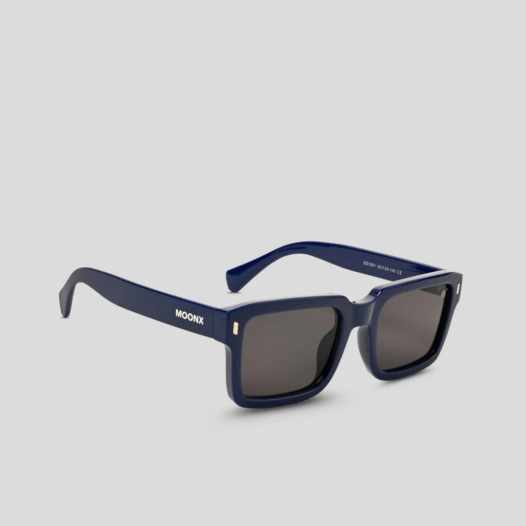 MOONX AURA S6 – UV400 Sleek Rectangular Sunglasses (Unisex)