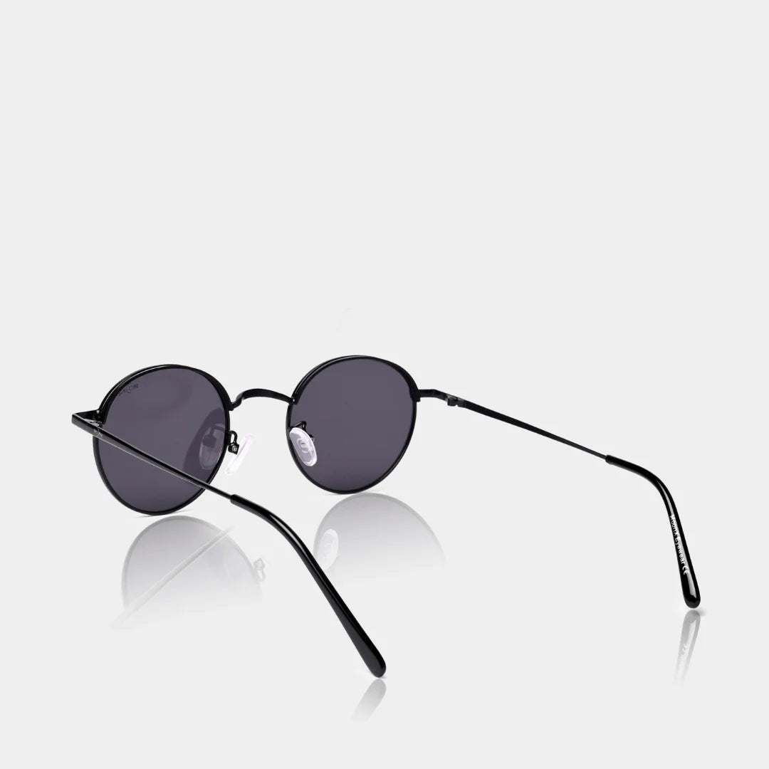 MOONX CLASSIC DIONE – Polarised Round Metal Sunglasses (Unisex)